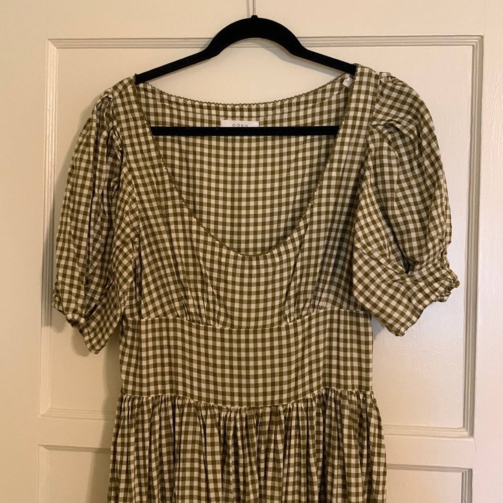 Doen Kennedy Dress in Green Gingham 🌿